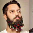 Feldíszített szakállak karácsonyra