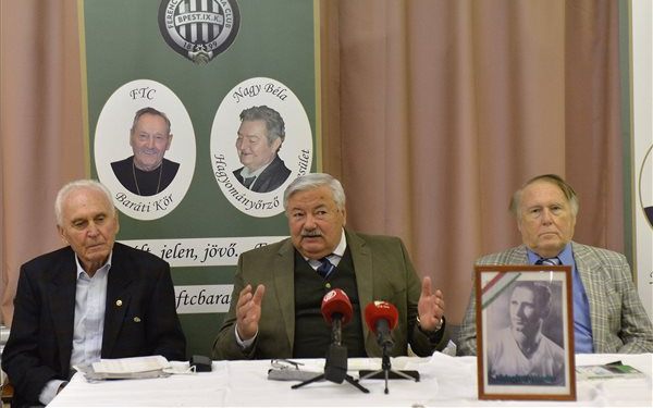 Hidegkuti Nándorra, az Aranycsapat Öreg-jére emlékeztek