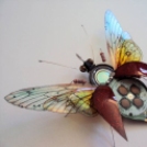Leselejtezett számítástechnikai alkatrészekből készít gyönyörű szárnyas rovarokat