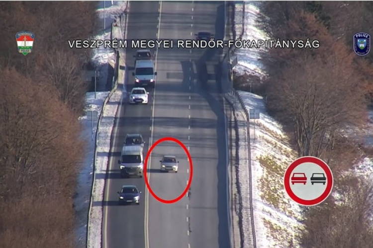 Újra a levegőbe emelkedett a Veszprém Megyei Rendőrség drónja