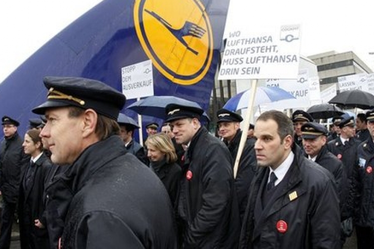 Lufthansa sztrájk - Több érkező és induló Lufthansa-járatot töröltek szerdán